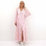 AMANDA L/S LONG DRESS