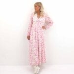 AMANDA L/S LONG DRESS