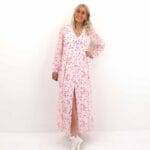 AMANDA L/S LONG DRESS