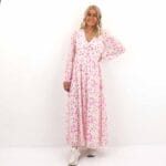 AMANDA L/S LONG DRESS