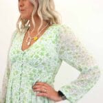 AMANDA L/S LONG DRESS