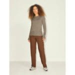 LARA SOFT CREW NECK KNIT TOP