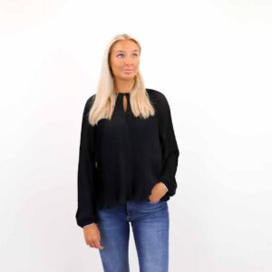 CELINE O-NECK L/S TOP