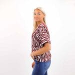 JABINA TILDA S/S V-NECK TOP