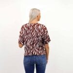 JABINA TILDA S/S V-NECK TOP