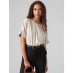 MERLE 2/4 O-NECK TOP