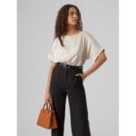 MERLE 2/4 O-NECK TOP