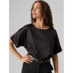 MERLE 2/4 O-NECK TOP