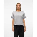 MERLE 2/4 O-NECK TOP