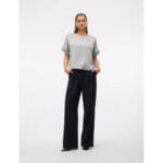 MERLE 2/4 O-NECK TOP