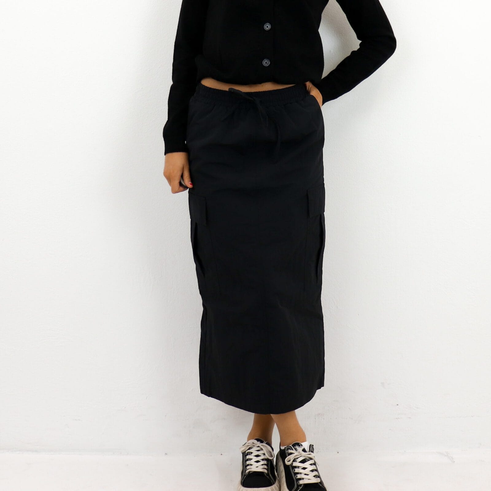 JILL CARGO MIDI SKIRT