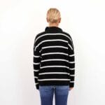 NEW TESSA STRIPE HALF ZIP KNIT