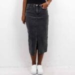 JESSIE DENIM MIDI SKIRT