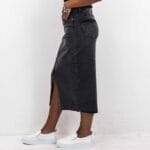 JESSIE DENIM MIDI SKIRT