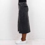 JESSIE DENIM MIDI SKIRT