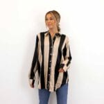 VICTORIA LS LOOSE SATIN SHIRT