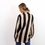 VICTORIA LS LOOSE SATIN SHIRT