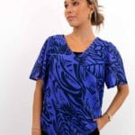 STAR LIFE S/S V-NECK TOP