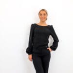 VILDE L/S DEEP BACK TOP