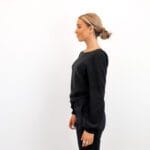 VILDE L/S DEEP BACK TOP