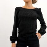 VILDE L/S DEEP BACK TOP