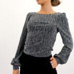VILDE L/S DEEP BACK TOP