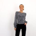 VILDE L/S DEEP BACK TOP
