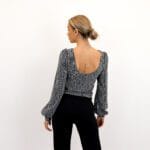 VILDE L/S DEEP BACK TOP
