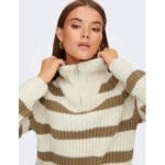 LEISE FREYA ZIP HIGHNECK KNIT