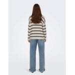 NEW TESSA STRIPE HALF ZIP KNIT