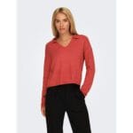 RUE L/S COLLOR PULLOVER KNIT