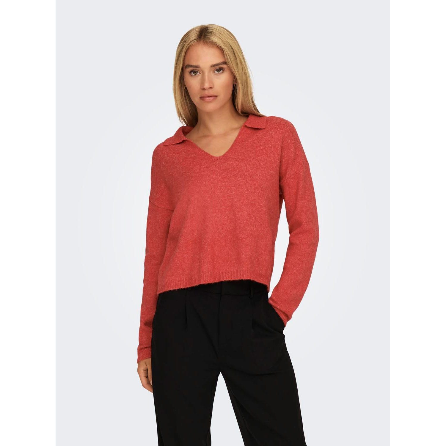 RUE L/S COLLOR PULLOVER KNIT