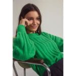 TYCIA L/S O-NECK KNIT TOP