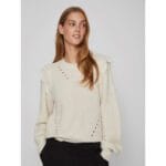 NORILA NEW L/S POINTELLE KNIT TOP