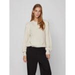 NORILA NEW L/S POINTELLE KNIT TOP