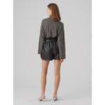 FIONA LS ROLL NECK SHORT TOP