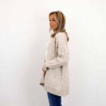 COZY LIFE LS OPEN CABLE CARDIGAN