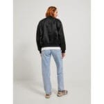 MADISON SATIN BOMBER JACKET