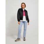 MADISON SATIN BOMBER JACKET