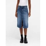 HARLOW MIDI DENIM SKIRT