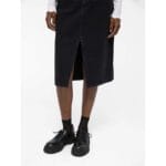 HARLOW MIDI DENIM SKIRT