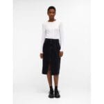 HARLOW MIDI DENIM SKIRT