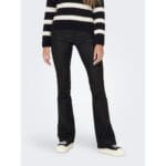 BLUSH MID FLARED COATED PANT