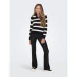 BLUSH MID FLARED COATED PANT