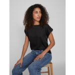 VIELLETTE S/S SATIN TOP