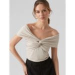 SALLA OFF SHOULDER KNOT TOP