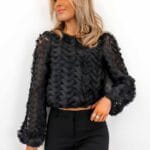 SVALA LS CROP TOP
