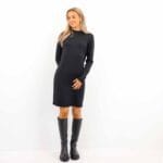 THESS GLITTER L/S KNIT DRESS