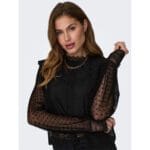 ELIANA KARO LS LACE TOP