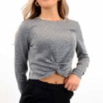 KETTY LS SHINE TWIST TOP